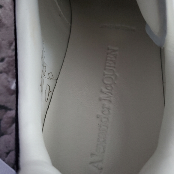 Alexander McQueen Women's Oversized Suede Heel Detail Sneakers 37 - Picture 11 of 12